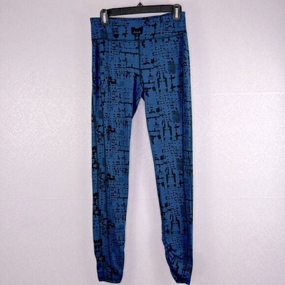 CAbi Skinny Tech Cool Down Leggings Blue S - Picture 2 of 4
